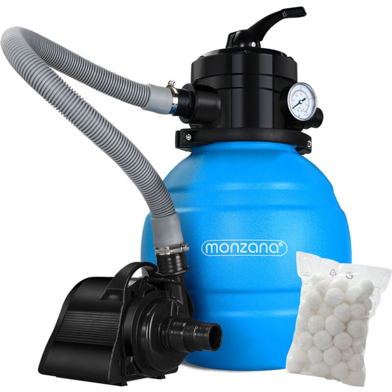 foto del prodotto sistema di filtraggio a sabbia mzpp100 5000 l/h, incluse le sfere