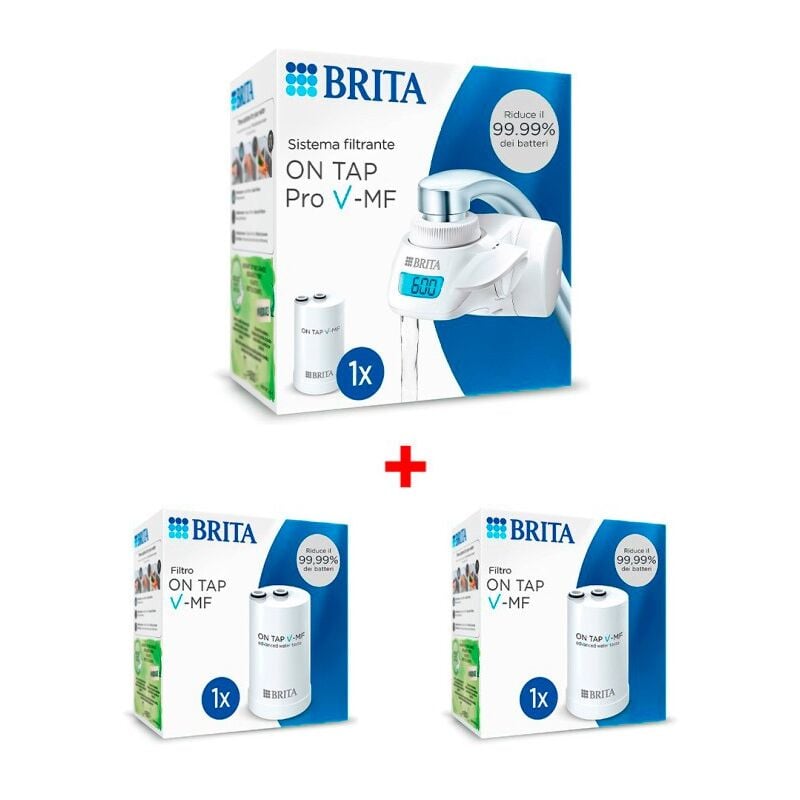foto del prodotto sistema filtrante on tap pro v-mf per il rubinetto sistema 3 filtri - brita
