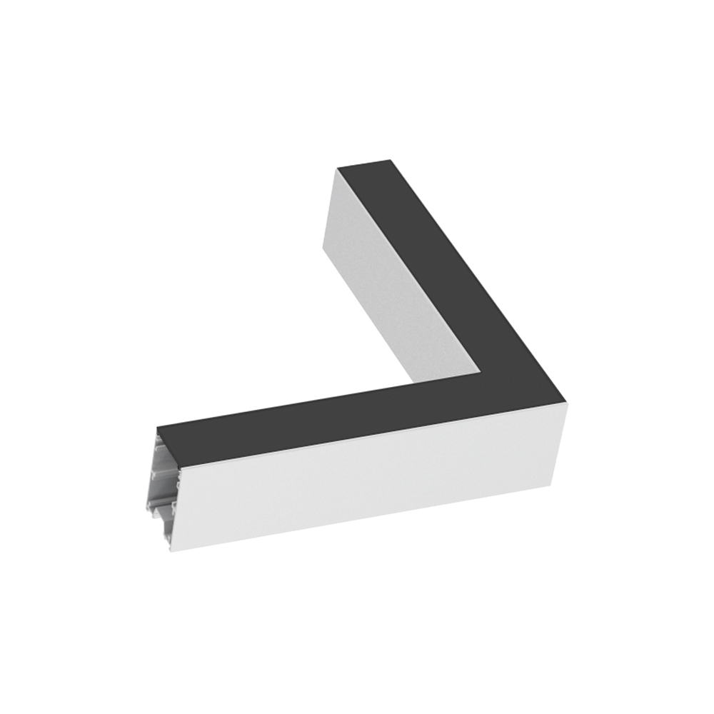 foto del prodotto sistema lineare angolo fluo alluminio bianco