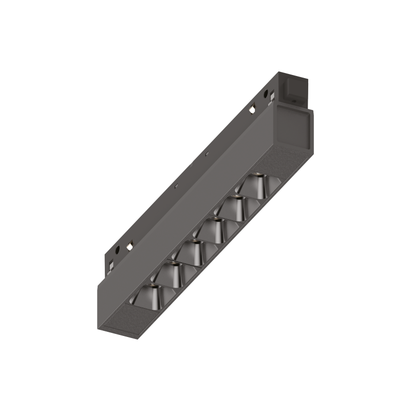 foto del prodotto sistema lineare ego accent 07w 3000k 1 10v bk ideal lux