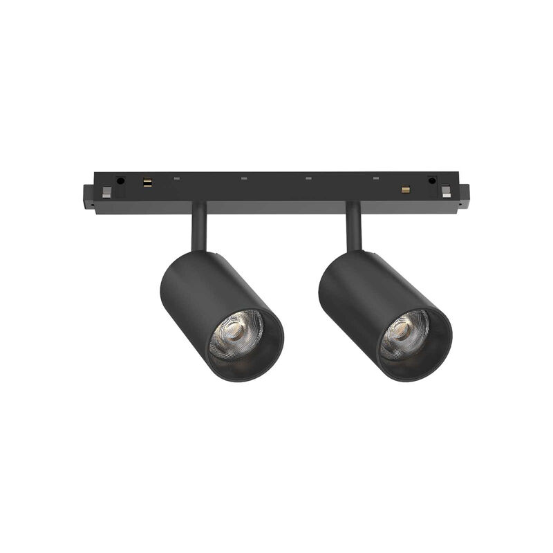 foto del prodotto sistema lineare ego track double 16w 3000k on off bk