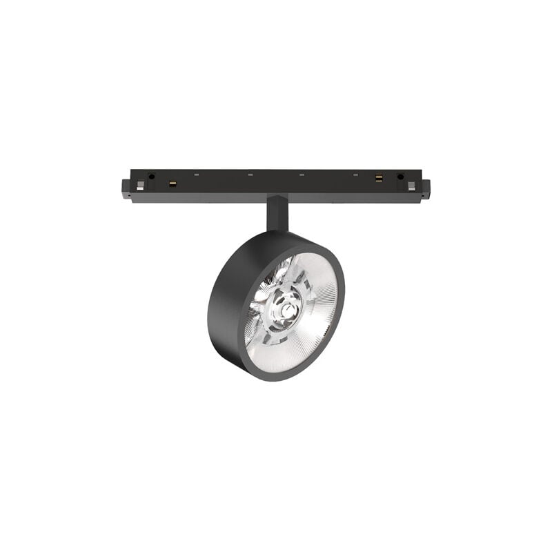 foto del prodotto sistema lineare ego track flat single 09w 3000k 1 10v bk