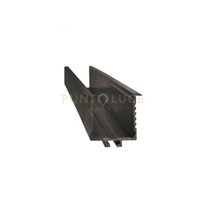foto del prodotto sistema lineare vision trim profilo 2000 mm bk