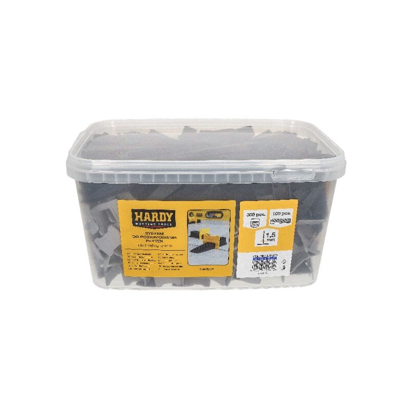 foto del prodotto sistema per livellare piastrelle 1,5 mm clip cunei 400 pezzi