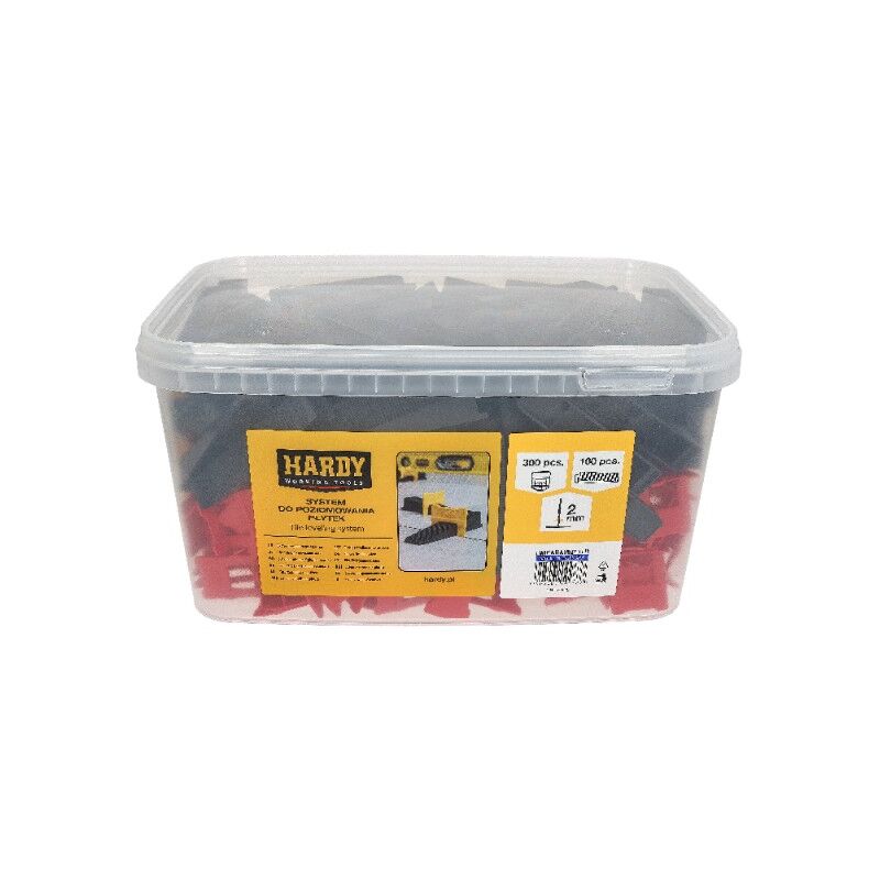 foto del prodotto sistema per livellare piastrelle 2 mm clip cunei 400 pezzi