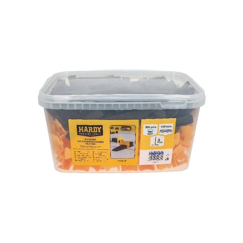 foto del prodotto sistema per livellare piastrelle 3 mm clip cunei 400 pezzi