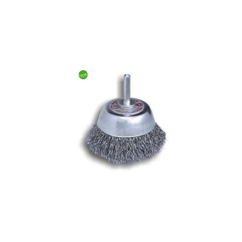 foto del prodotto sit spazzola a tazza t50 filo ondulato inox diametro 50 mm per trapano