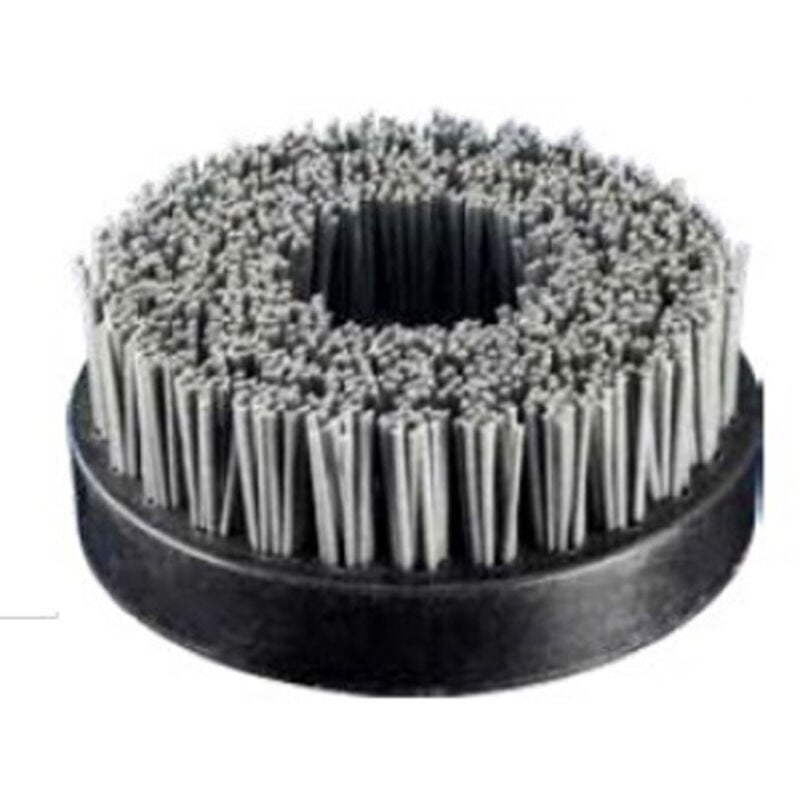 foto del prodotto sit spazzola frontale punzonata a tazza in nylon abrasivo gr.46 115mm