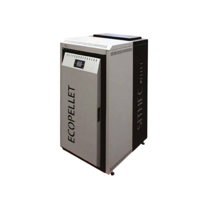 foto del prodotto sithec caldaia a pellet ecopellet 30 da 28,3 kw caldaia con opzione wi fi e produzione di acqua sanitaria