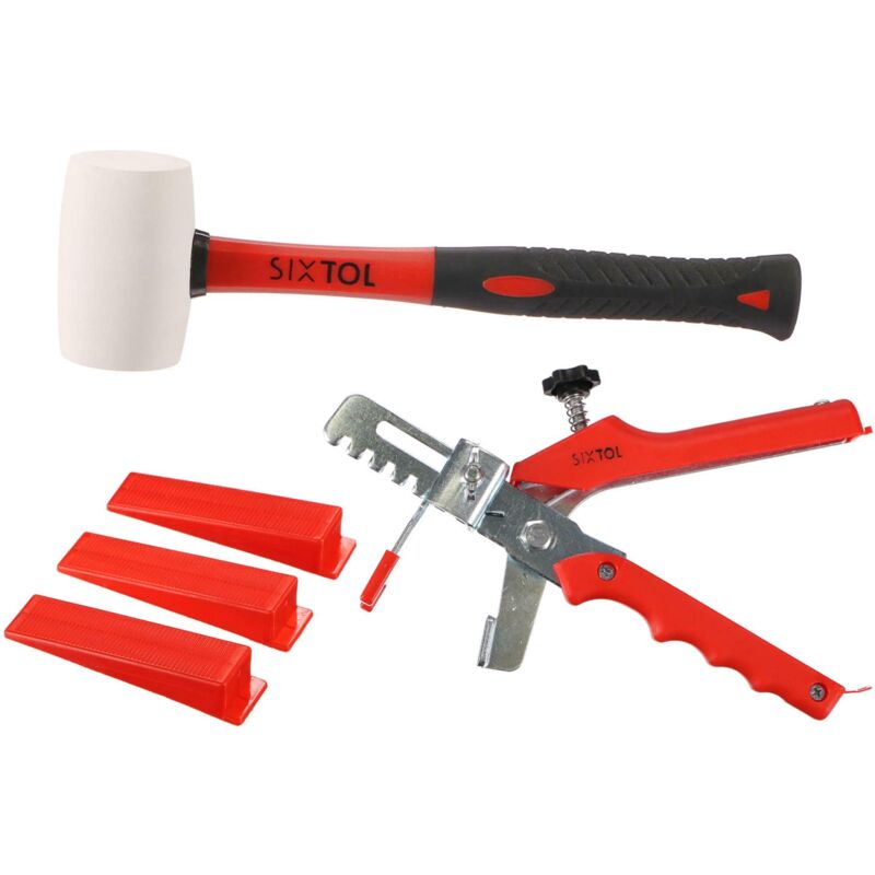 foto del prodotto sixtol level syst m starter 1 set di attrezzi per livellamento, rosso