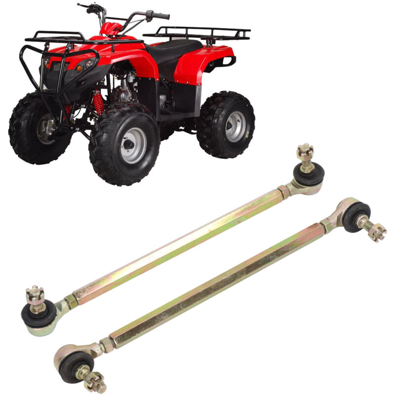 foto del prodotto sjlerst 2 pezzi 250mm giunto sferico tirante 10mm filo in lega di acciaio per 125cc quad dirt bike atv go kart
