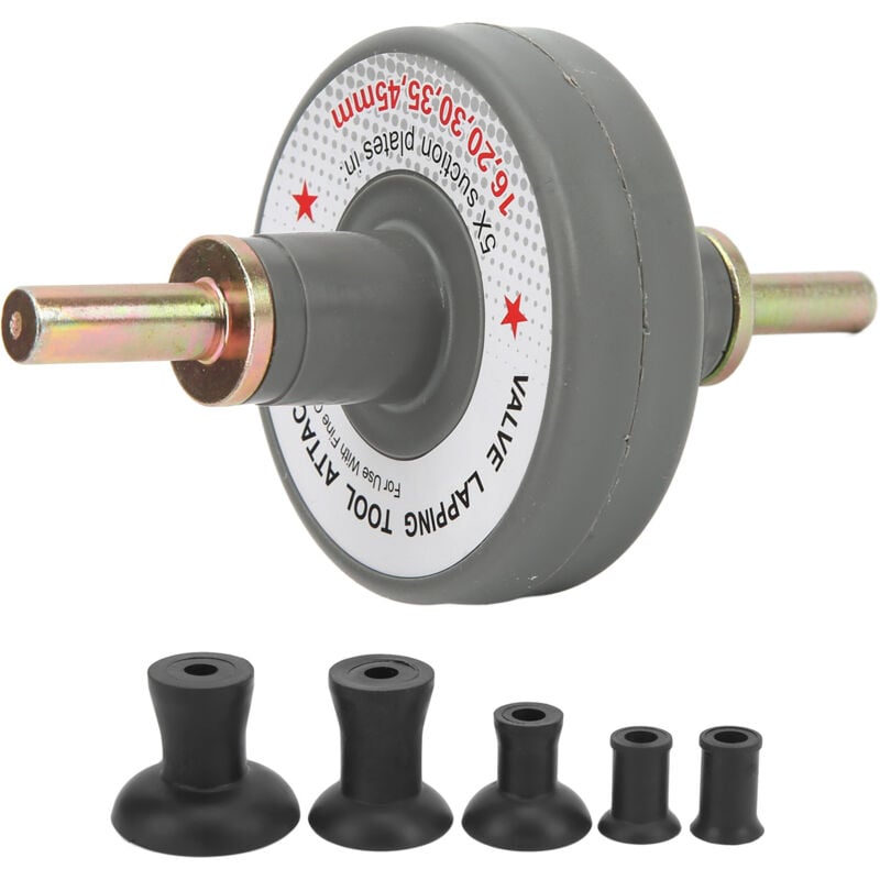 foto del prodotto sjlerst accessorio per lappatura valvole con 5 piastre di aspirazione da 1.000 giri min a 1.250 giri min universale per la rettifica di piccoli