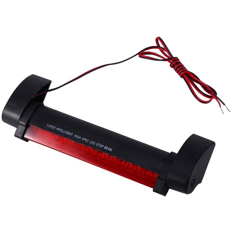 foto del prodotto sjlerst assemblaggi luci posteriori universali rosso 14 led 3a luce freno per auto luce freno a montaggio alto 12v 3a luce freno adesiva luce
