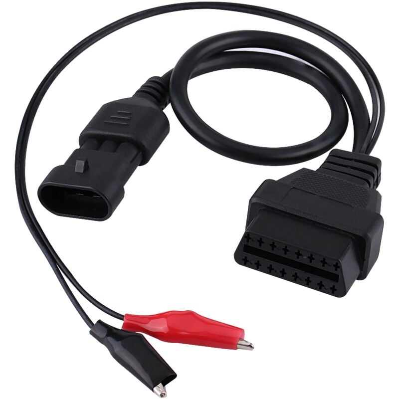 foto del prodotto sjlerst cavo diagnostico connettore adattatore obd2 da 3 pin a 16 pin per fiat alfa lancia