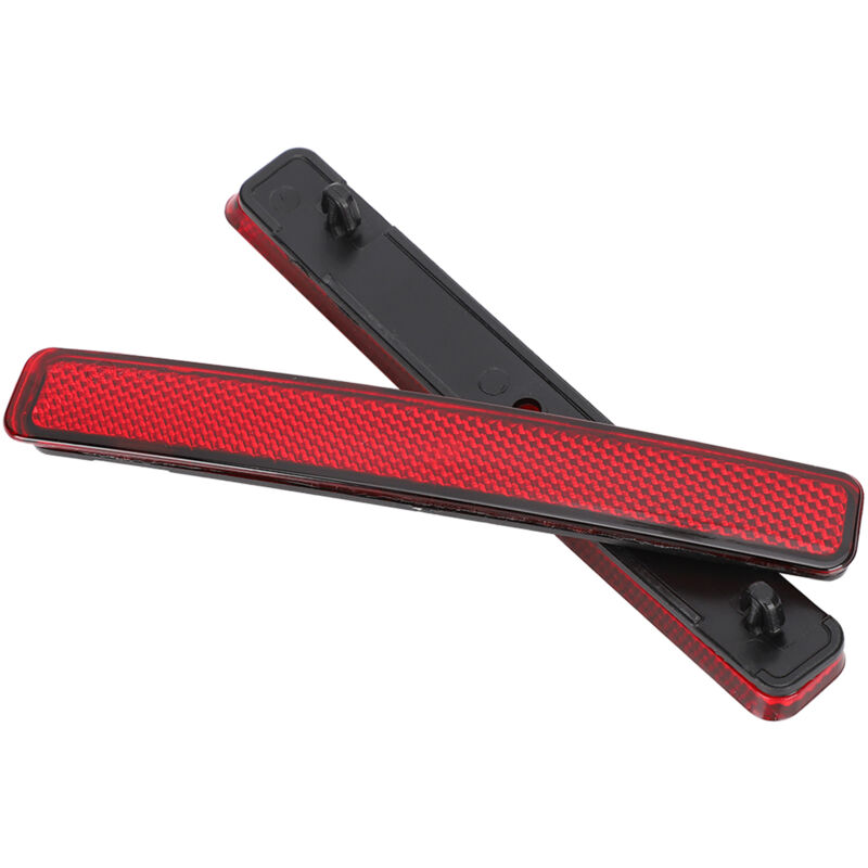 foto del prodotto sjlerst coppia di luci di montaggio catarifrangenti per paraurti posteriore adatte per t5 transporter 2003 3011 7e0945105rosso