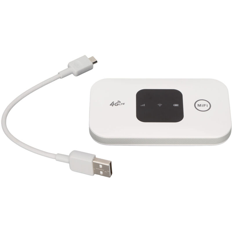 foto del prodotto sjlerst hotspot internet portatile scheda sim ad alta velocit da 150 mbps router per schede sim con copertura elevata 4g per viaggi in ufficio a