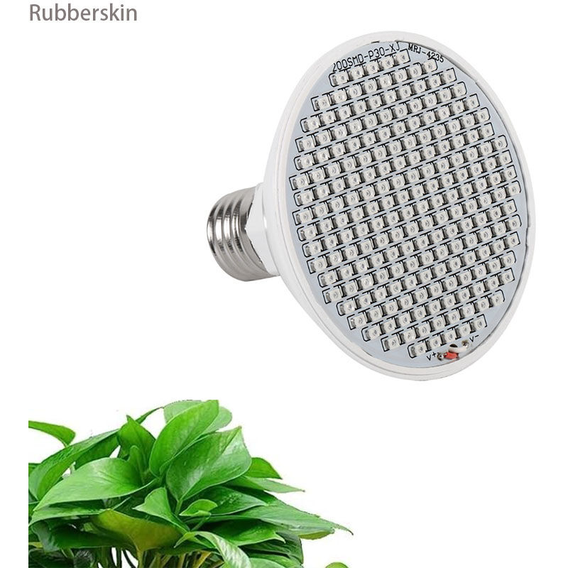 foto del prodotto sjlerst lampada da coltivazione per piante da 24 w 200 led e27 lampade per coltivazione di verdure idroponica per fiori 85 265 v