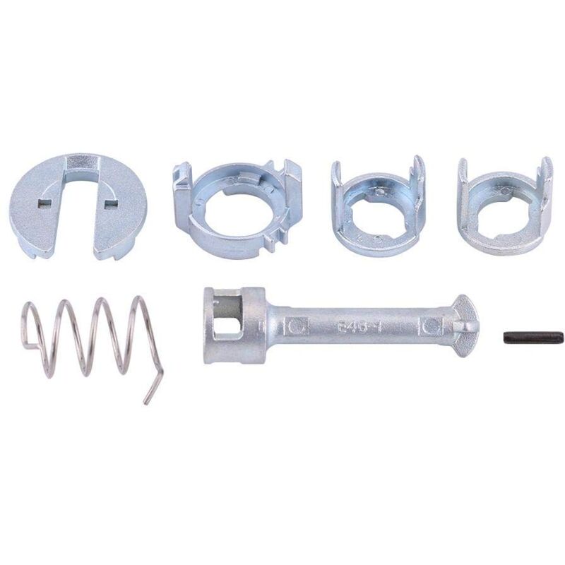 foto del prodotto sjlerst parti di ricambio del kit di riparazione del cilindro della serratura della porta anteriore sinistra destra per bmw e46 serie 3 1998 2005
