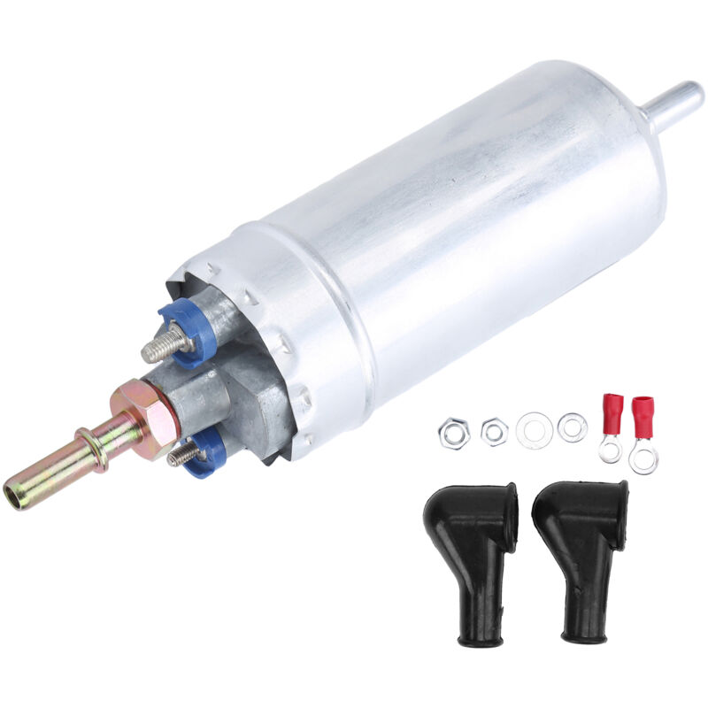 foto del prodotto sjlerst pompa carburante esterna 12v 5bar 150l h lega di alluminio 0580464075 accessorio di ricambio per auto