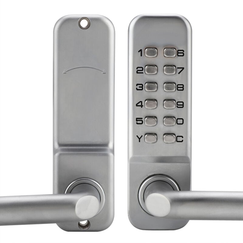 foto del prodotto sjlerst porta a camma con combinazione di codici da 1 a 11 cifre in lega di zinco, comoda serratura codificata con password di sicurezza
