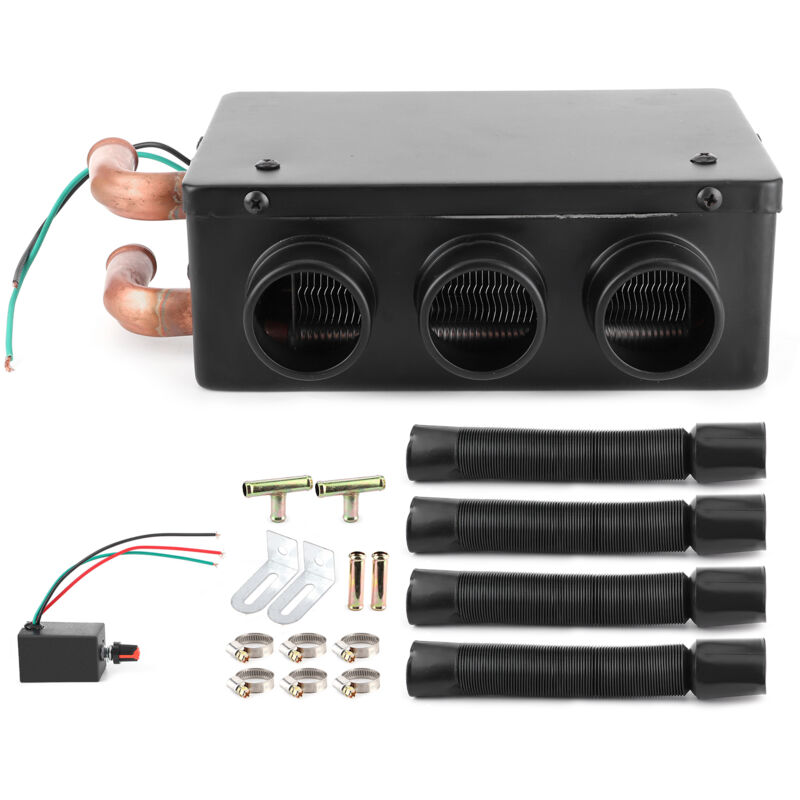 foto del prodotto sjlerst riscaldatore per auto 12v 50w con riscaldamento rapido a 3 fori per la rimozione del gelo invernale accessori interni per auto a basso