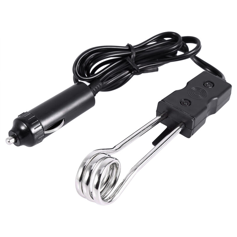 foto del prodotto sjlerst scaldabagno per auto, mini scaldabagno elettrico portatile ad immersione da 12v, ideale per viaggi, picnic in campeggio, acqua bollente per