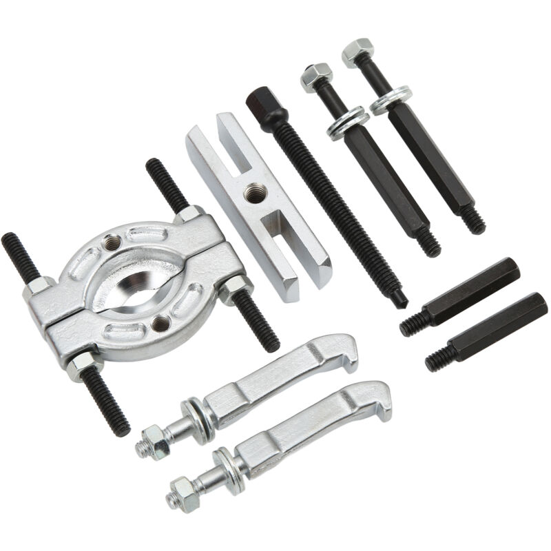 foto del prodotto sjlerst set estrattore cuscinetti, estrattore ingranaggi 9 pezzi e kit separatore cuscinetti, kit universale di strumenti per rimozione cuscinetti