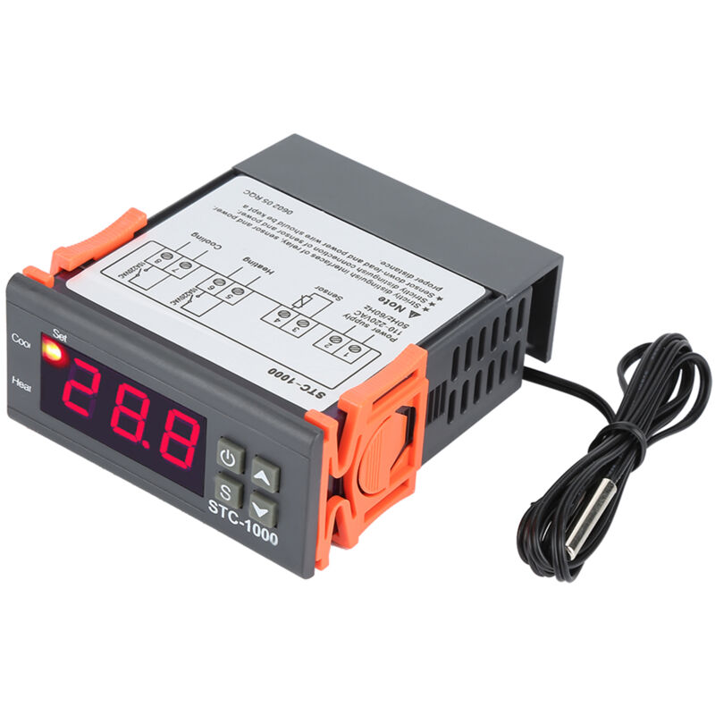 foto del prodotto sjlerst termoregolatore digitale sensore di temperatura controllo termostato elettrico 110 220v