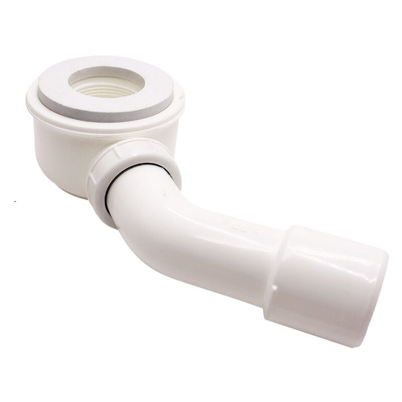 foto del prodotto sjqka 726220001 connettore flessibile per wc, scarico per vasca da bagno in plastica con tubo flessibile