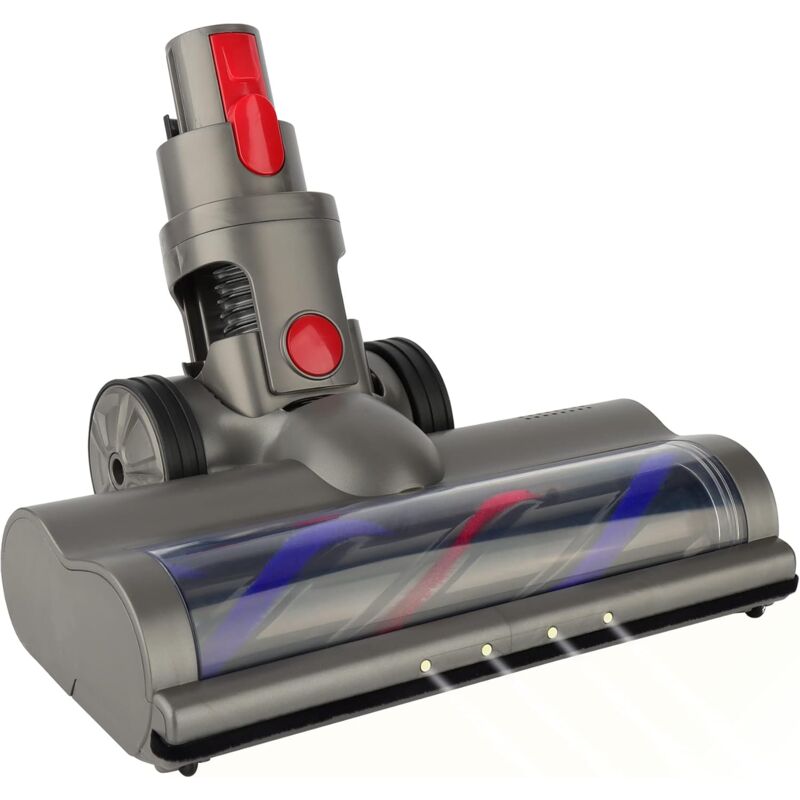 foto del prodotto sjqka accessorio spazzola turbo con testina di pulizia a sgancio rapido direct drive per aspirapolvere dyson v7 v8 v10 v11 v15, con rullo a setole
