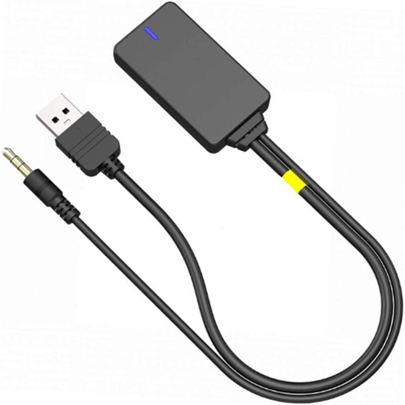 foto del prodotto sjqka adattatore bluetooth wireless per ingresso audio auto e interfaccia musicale con cavo usb aux per bmw e90 e91 e92 e93