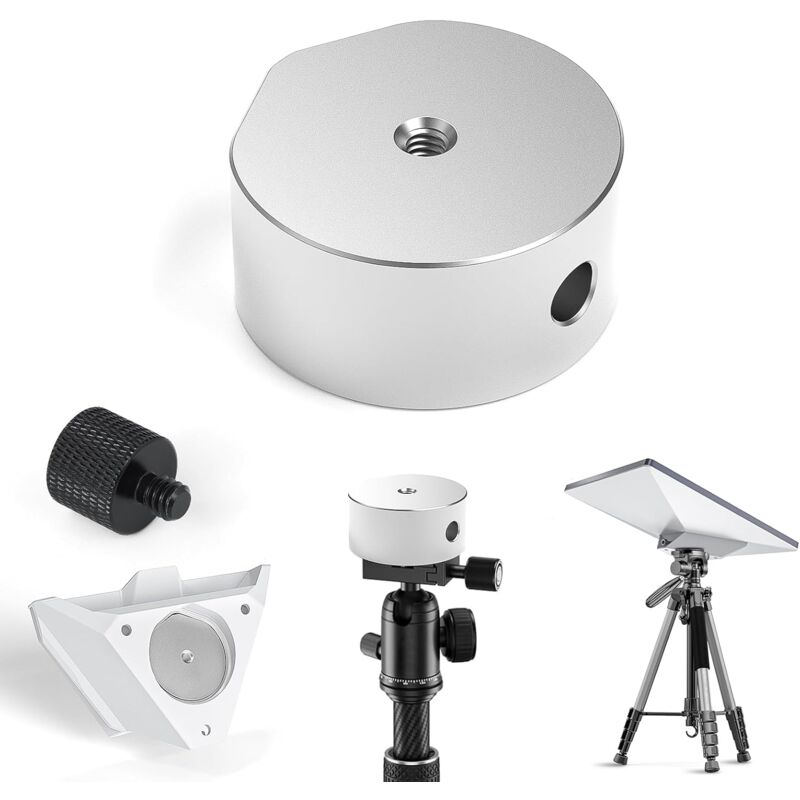 foto del prodotto sjqka adattatore per treppiede starlink mini in alluminio 2025 con filettature da 1 4 20 e 3 8 16, compatibile con gli adattatori per tubi