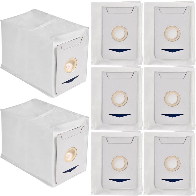 foto del prodotto sjqka confezione da 8 sacchetti per aspirapolvere robot ecovacs deebot t30 t30 pro t30 max accessori di ricambio per ecovacs t30