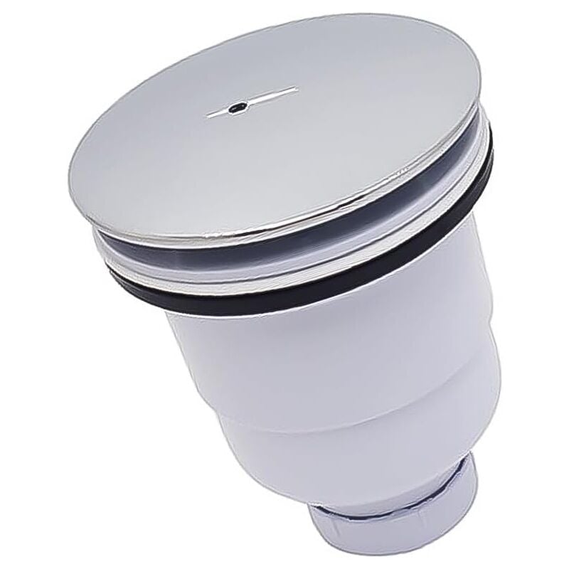 foto del prodotto sjqka copertura di scarico per doccia, copertura di ricambio cromata per sifone doccia, copertura per foro di scarico doccia da 90 mm 115 mm,