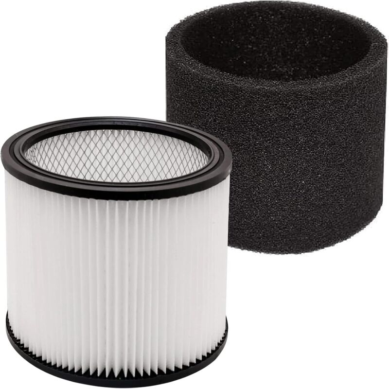 foto del prodotto sjqka filtro per aspirapolvere shop vac 90304 con cartuccia filtrante in schiuma per la maggior parte degli aspirapolvere per liquidi secchi da 5