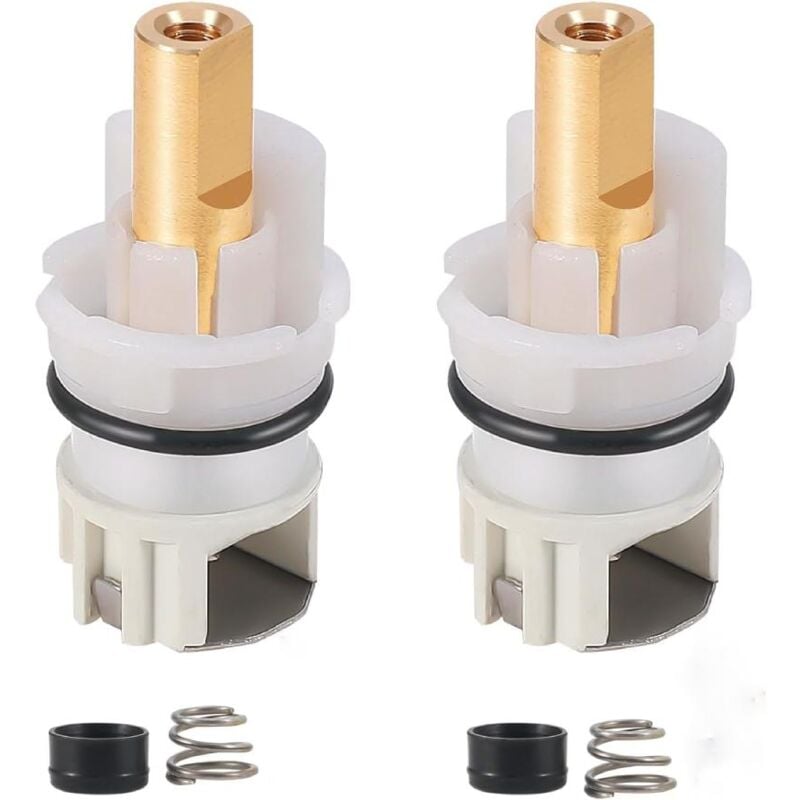 foto del prodotto sjqka kit di sostituzione della leva del rubinetto rp25513 per kit di riparazione del rubinetto a due maniglie, include sedile e molle rp4993,