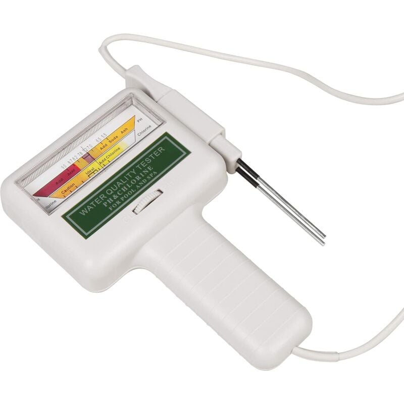foto del prodotto sjqka misuratore di ph e cloro residuo per acqua di piscina, valore di ph e contenuto di cloro, misurazione rapida della qualit dell acqua per