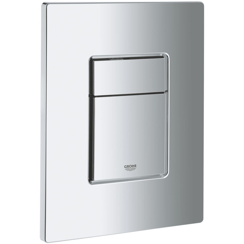 foto del prodotto sjqka per piastra di scarico doppia grohe skate cosmopolitan, cromo opaco 38732p00 