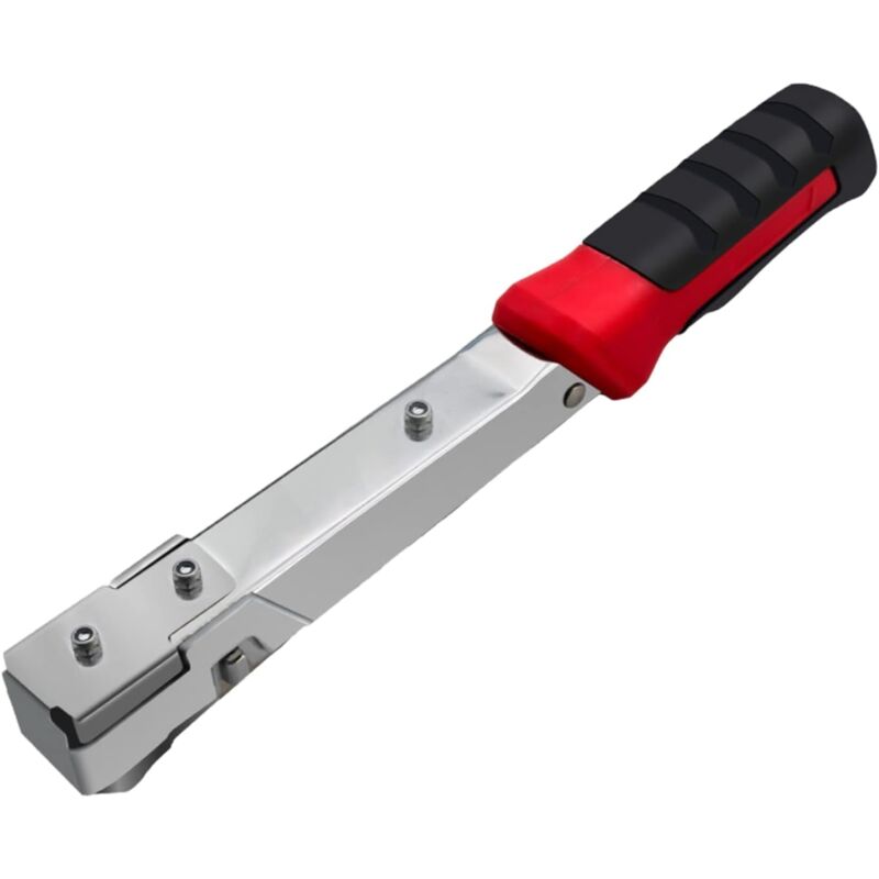 foto del prodotto sjqka pistola sparachiodi manuale professionale ed efficiente, impugnatura comoda, utensile per lavorazione del legno, pratica pistola sparachiodi
