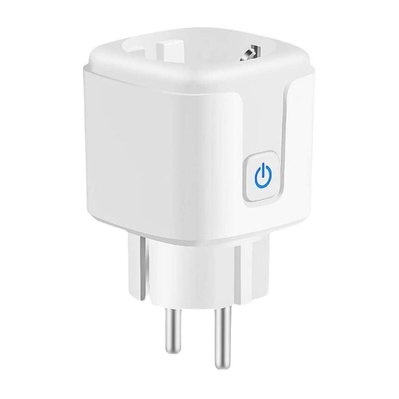 foto del prodotto sjqka presa wifi intelligente presa wifi intelligente da 16 a con timer e funzione di conto alla rovescia, interruttore per presa intelligente con