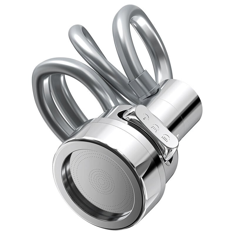 foto del prodotto sjqka prolunga per rubinetto aeratore per lavello regolabile a 3 modalit con tubo flessibile retrattile, accessorio per rubinetto da cucina e