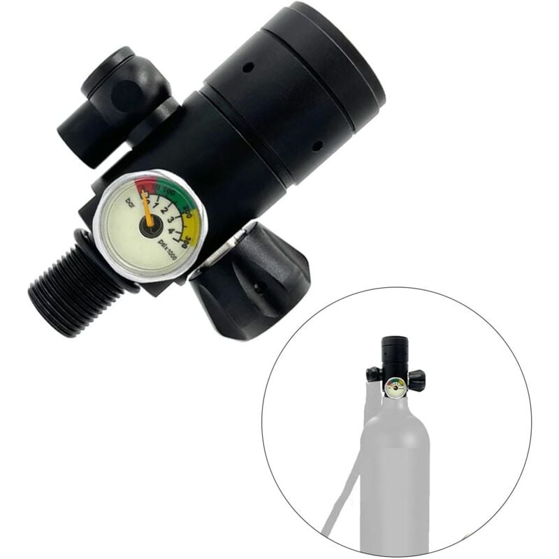 foto del prodotto sjqka regolatore di immersione valvola sommergibile ricambio professionale multifunzione m18x1.5 0 300bar valvola regolatrice del serbatoio