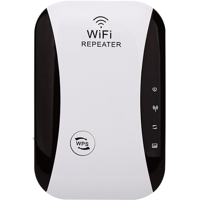 foto del prodotto sjqka ripetitore wifi, amplificatore di segnale di rete wireless da 300 mbps wps, facile da installare, 1 porta ethernet, antenne integrate, 2,4