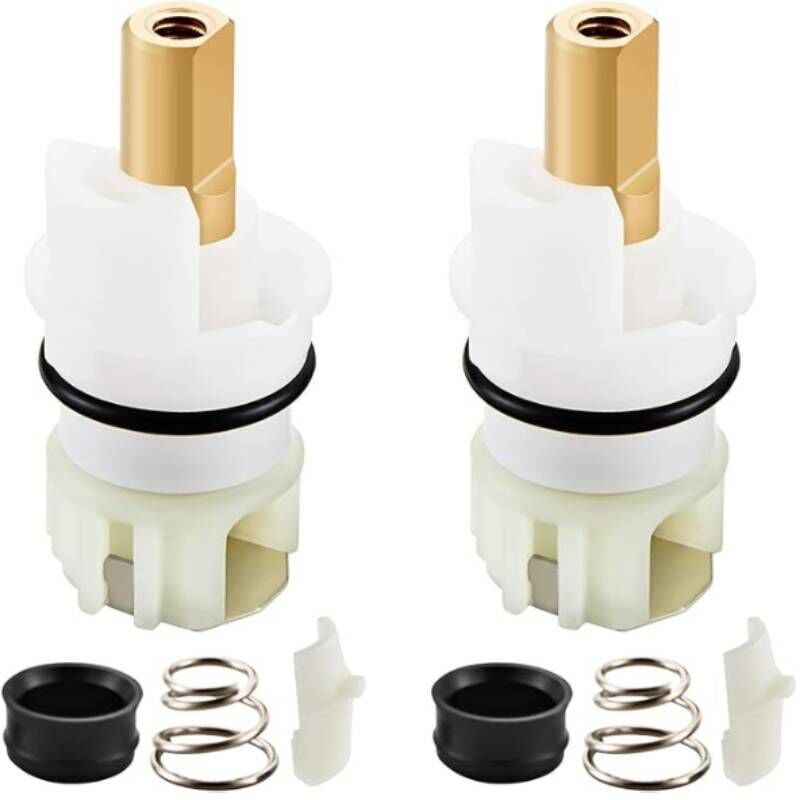 foto del prodotto sjqka rp25513 gruppo leva rubinetto, kit di sostituzione per kit di riparazione rubinetto a due maniglie, include sedile e molla, confezione da 2