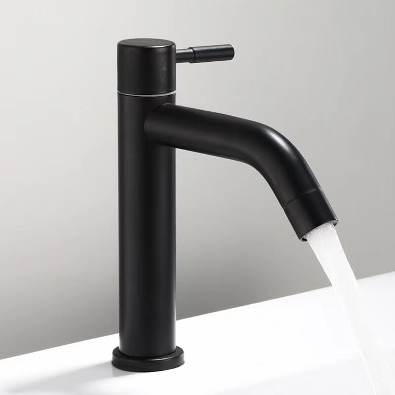 foto del prodotto sjqka rubinetto per acqua fredda nero con gorgogliatore di ricambio per wc e bagno