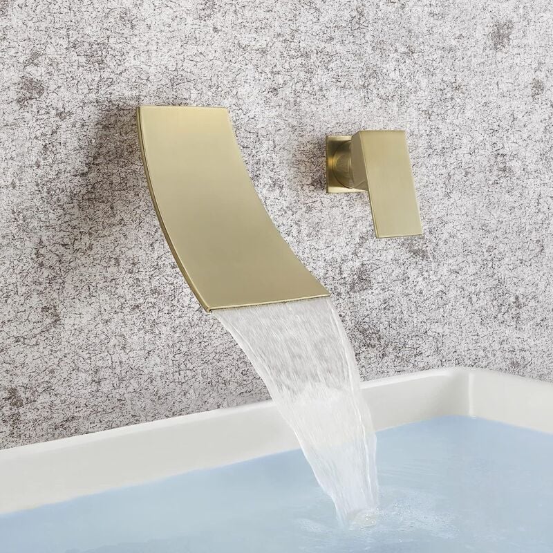 foto del prodotto sjqka rubinetto per bagno a parete rubinetto per lavandino del bagno rubinetto per lavabo con maniglia singola rubinetto per lavabo color lavanda,