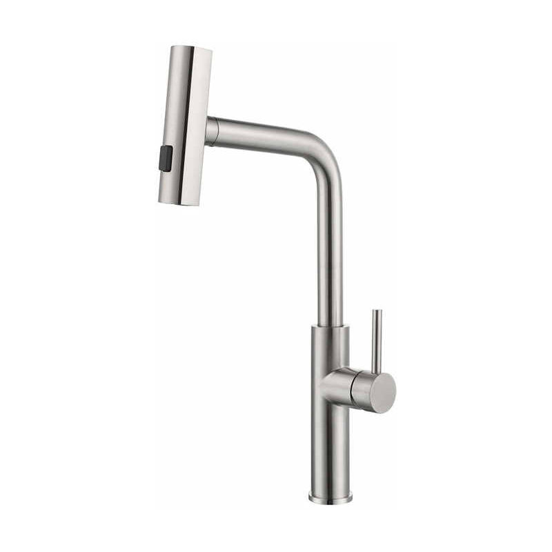 foto del prodotto sjqka rubinetto per il bagno con spruzzatore estraibile e 3 modalit di flusso dell acqua, per lavandino del bagno o lavabo, miscelatore per lavabo