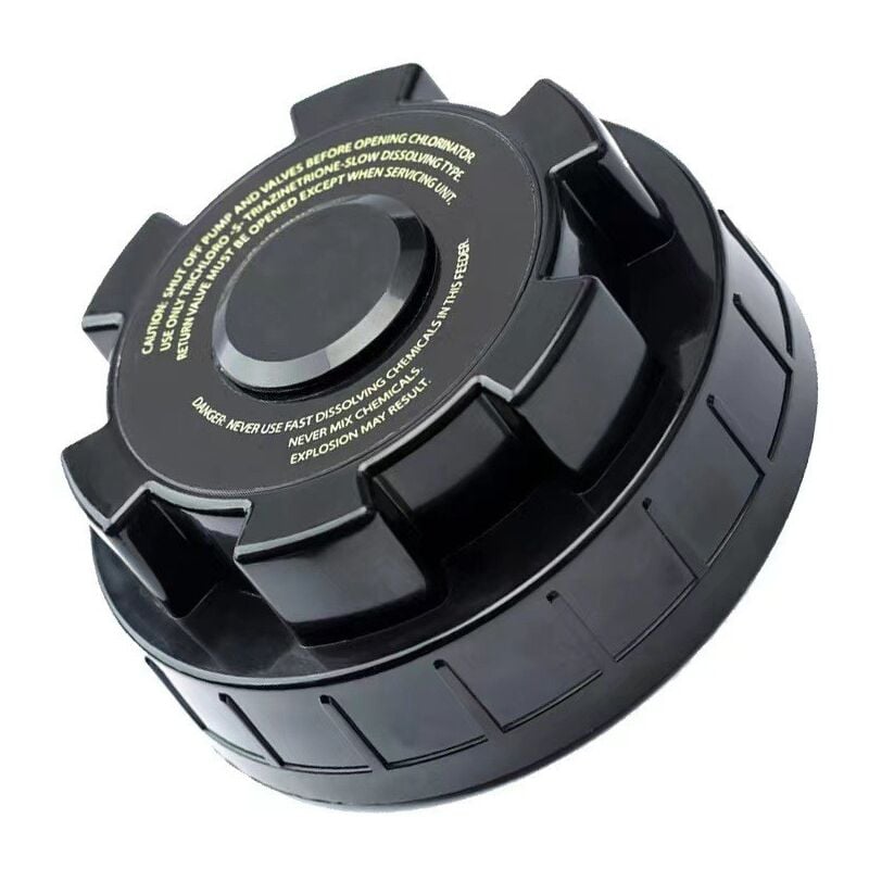foto del prodotto sjqka serbatoio per clorinatore automatico hayward, premium chemist, scambiatore di fluido per clorinatore, plastica abs nera cl200
