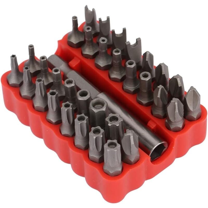 foto del prodotto sjqka set di 33 punte cave resistenti all usura, punte cave per cacciavite, utensili rotanti per veicoli elettrici e camion
