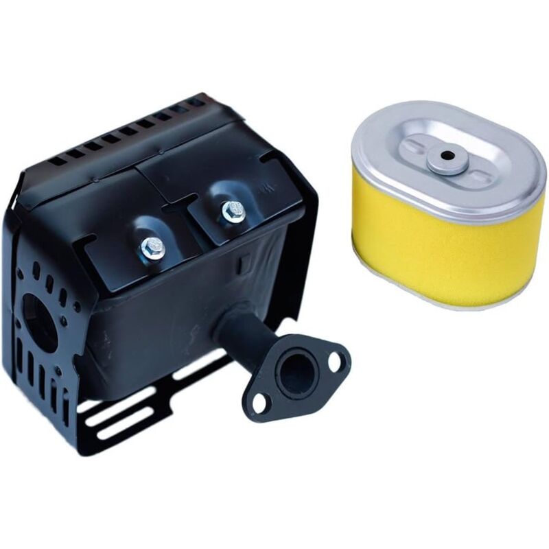 foto del prodotto sjqka silenziatore di scarico con filtro dell aria per motore honda gx160 5,5 cv gx200 6,5 cv, pompa dell acqua